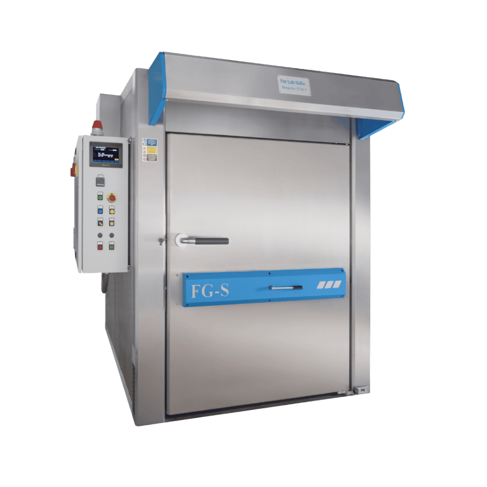 Static oven for cycles of vulcanization elastomer